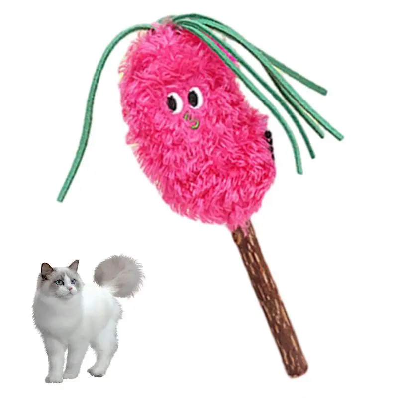 Cat Chew Toy Kitten Catnip Sticks Catnip Teaser Stick Faint Scent Tumblers Design Short Plush Embroidery For Cat Kitten
Cat Chew Toy Kitten Catnip Sticks Catnip Teaser Stick Faint Scent Tumblers Design Short Plush Embroidery For Cat Kitten