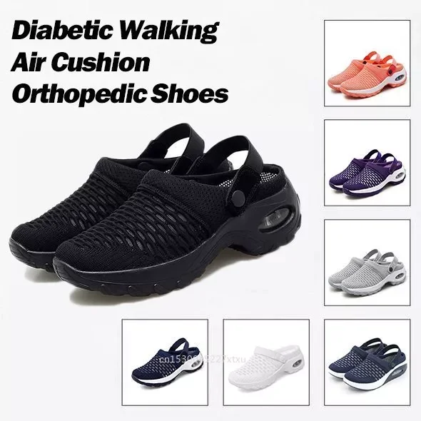 Walking Air Cushion Orthopedic Slip-On Shoes Breathable Mesh Sandal Women Summer Platform Casual Comfort Beach Footwear
Walking Air Cushion Orthopedic Slip-On Shoes Breathable Mesh Sandal Women Summer Platform Casual Comfort Beach Footwear