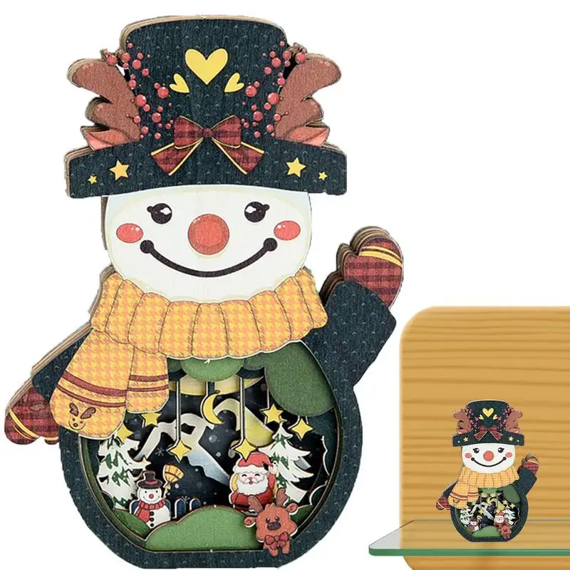 Christmas Snowman Tabletop Decorations Wooden Figurine Home Decoration Snowman Decoration Holiday Supply For Parties New Year
Christmas Snowman Tabletop Decorations Wooden Figurine Home Decoration Snowman Decoration Holiday Supply For Parties New Year