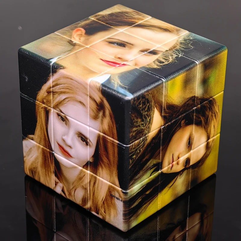 

3x3x3 волшебная головоломка фиджет-куб Ван Гог Моне шаблон да Винчи Пикассо детские подарки Обучающие игрушки для детей