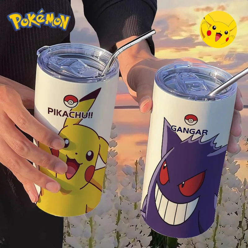Pokemon Pikachu Cartoon Thermos Cup Kawaii Portable Stainless Steel 480Ml Gengar Anime Straw Coffee Cup Ins Simplicity Glass
Pokemon Pikachu Cartoon Thermos Cup Kawaii Portable Stainless Steel 480Ml Gengar Anime Straw Coffee Cup Ins Simplicity Glass