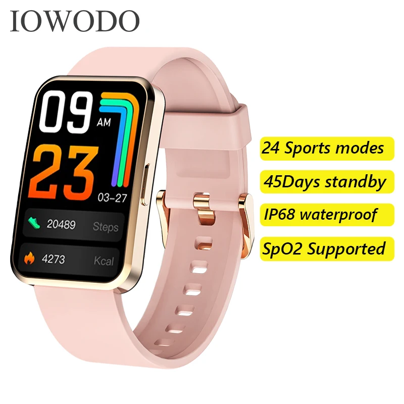 IOWODO R5 New Smart Watch Men Women Heart Rate Monitor Waterproof Fitness Tracker Long Battery Life Sport Watches Android
IOWODO R5 New Smart Watch Men Women Heart Rate Monitor Waterproof Fitness Tracker Long Battery Life Sport Watches Android