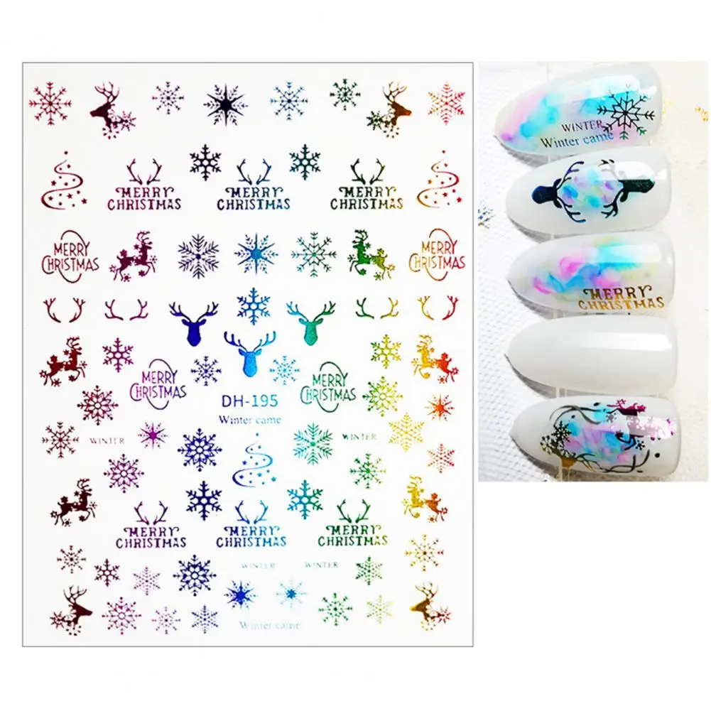 Nail Sticker Christmas Patterns 3D Effects DIY Snowflakes Christmas Nail Art Foils Winter Decor for Winter
Nail Sticker Christmas Patterns 3D Effects DIY Snowflakes Christmas Nail Art Foils Winter Decor for Winter