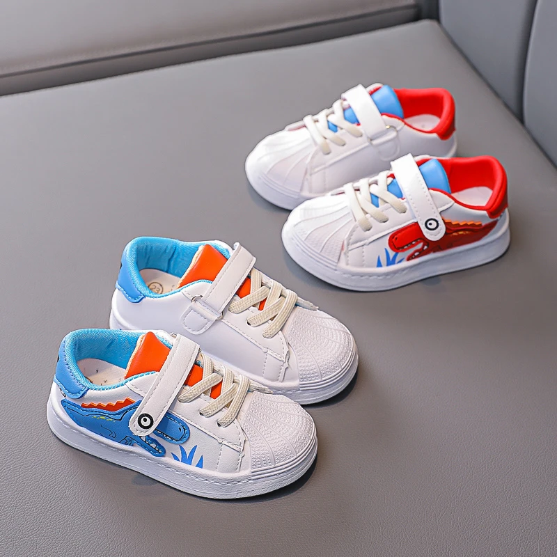 Fashion Kids Cartoon Skate Shoes Autumn Children White Leather Casual Sport Shoes Girls Boys Non-Slip Toddler Sneakers 3-6Y
Fashion Kids Cartoon Skate Shoes Autumn Children White Leather Casual Sport Shoes Girls Boys Non-Slip Toddler Sneakers 3-6Y