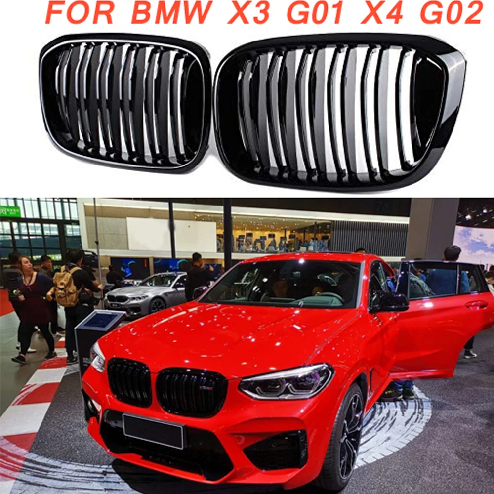 Глянцевая черная передняя решетка для радиатора, решетка для BMW X3 G01 X4 G02, для BMW X4 25I 30I 2018 +
Глянцевая черная передняя решетка для радиатора, решетка для BMW X3 G01 X4 G02, для BMW X4 25I 30I 2018 +