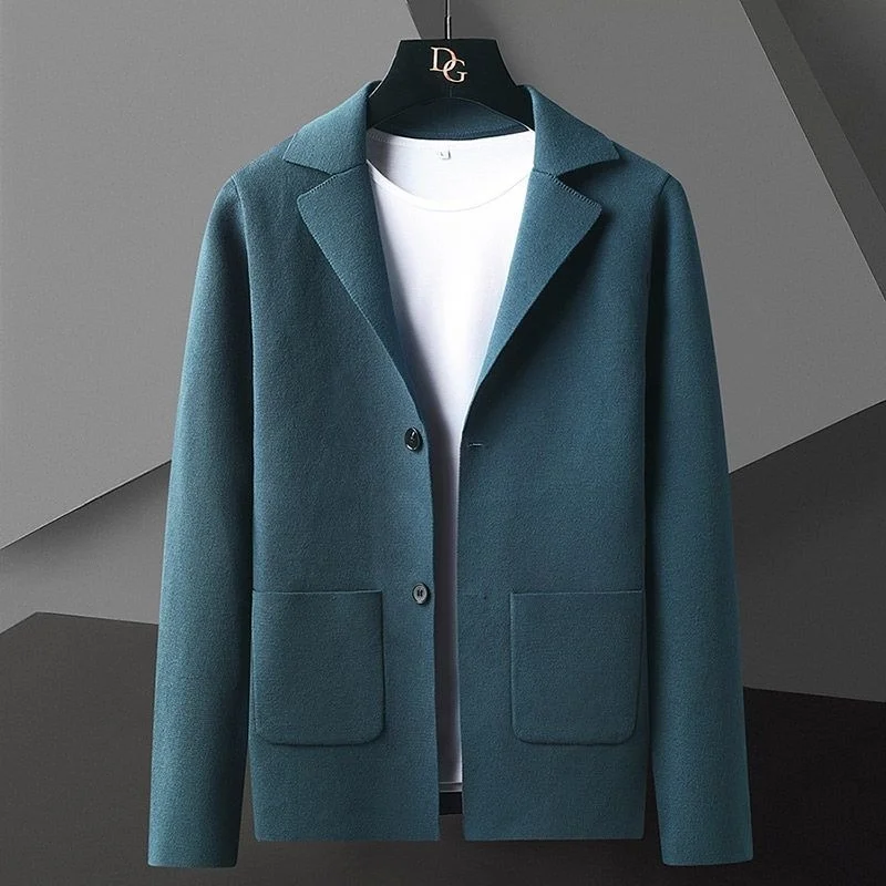 Korean Simple pure color high-grade knitted cardigan sweater men's 2023 new spring and autumn loose coat casual men's wear
Korean Simple pure color high-grade knitted cardigan sweater men's 2023 new spring and autumn loose coat casual men's wear