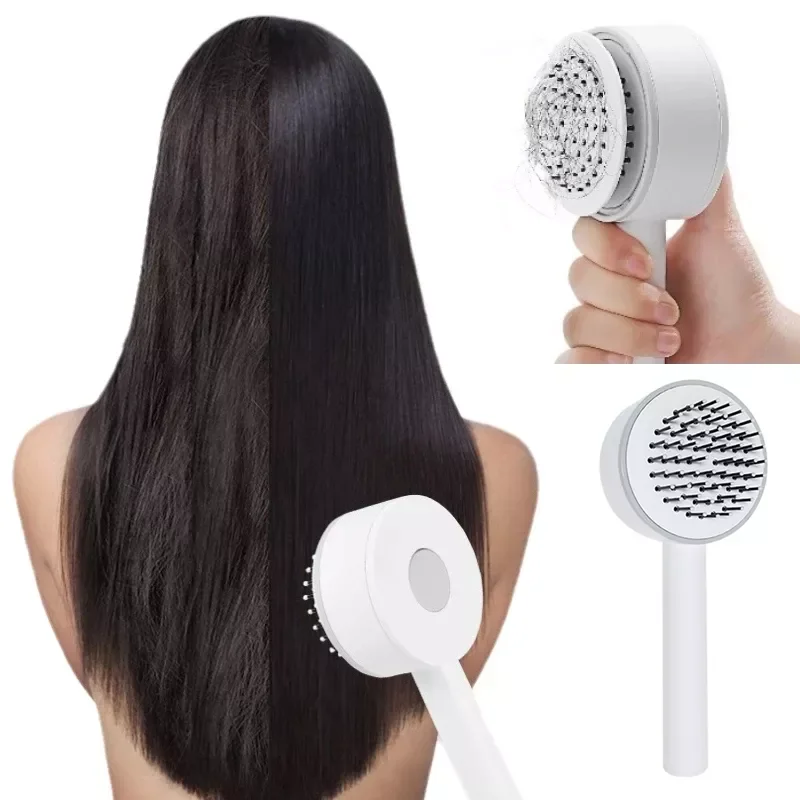 NEW2022 Comb Hair Brush Air Cushion One-Key Self Cleaning Hair Comb Professional Detangling Scalp Air Bag Combs For Hair
NEW2022 Comb Hair Brush Air Cushion One-Key Self Cleaning Hair Comb Professional Detangling Scalp Air Bag Combs For Hair