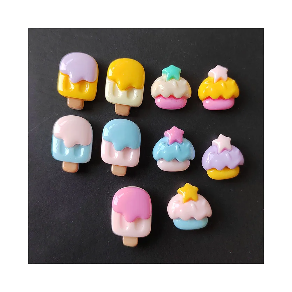 Resin Simulation Ice Cream Cake Cabochon Kawaii Food Scrapbooking DIY Crafts Embellishments Jewelry Making Accessories
Resin Simulation Ice Cream Cake Cabochon Kawaii Food Scrapbooking DIY Crafts Embellishments Jewelry Making Accessories