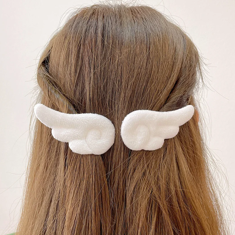 2PCS/Set Magic Girl Plush Angel Wing Hairpin For Woman Female White Pink Cute Hair Clips Fashion Barrettes Hair Accessories
2PCS/Set Magic Girl Plush Angel Wing Hairpin For Woman Female White Pink Cute Hair Clips Fashion Barrettes Hair Accessories