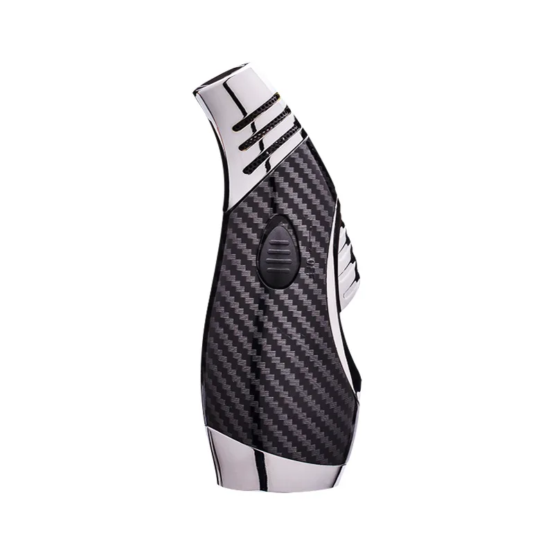 Cigar Lighter 4 Jet Torch Inflatable Butance Windproof Powerful High Temperature Flamethrower for Pip/Cigar/Candle/ Kitchen 
Cigar Lighter 4 Jet Torch Inflatable Butance Windproof Powerful High Temperature Flamethrower for Pip/Cigar/Candle/ Kitchen