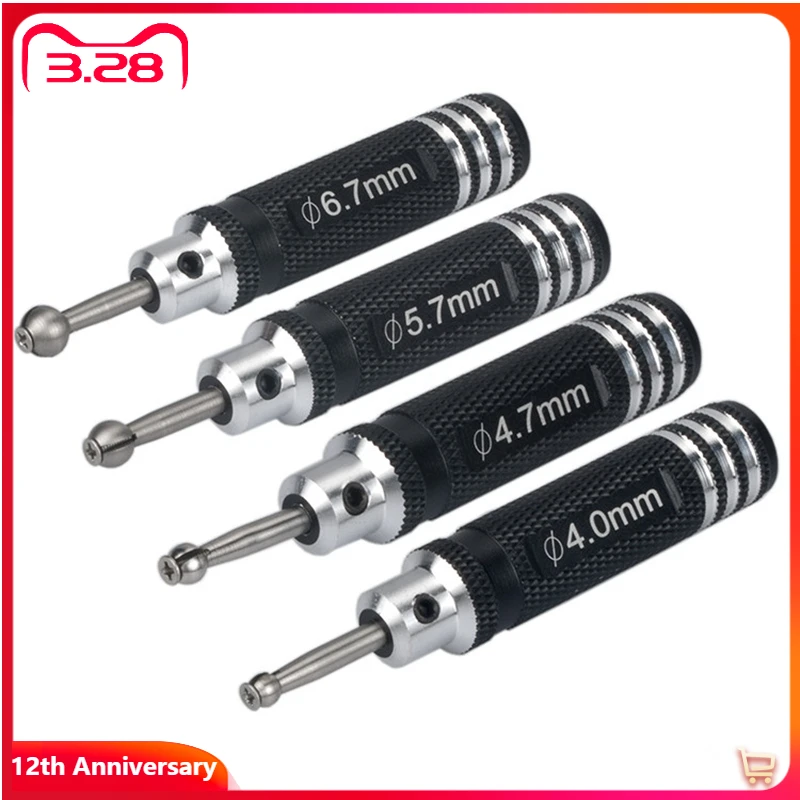 RJX HSS 4/4.7/5.7/6.7mm Ball Tip Screwdriver Hole Expander Model Tool for RC Models Car Boat Airplane
RJX HSS 4/4.7/5.7/6.7mm Ball Tip Screwdriver Hole Expander Model Tool for RC Models Car Boat Airplane