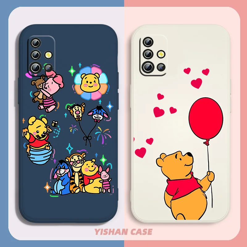 NEW Cute Pooh Bear Phone Case For Samsung A01 A02 A03 A7 A10 A10S A11 A12 A13 A20 A21S A22 CORE Liquid Rope Cover Funda Soft
NEW Cute Pooh Bear Phone Case For Samsung A01 A02 A03 A7 A10 A10S A11 A12 A13 A20 A21S A22 CORE Liquid Rope Cover Funda Soft