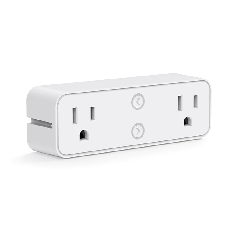 Smart Plug 10A Wifi Outlet Extender Dual Socket Plugs Works With For Alexa, Home Assistant,No Hub Required US Plug 
Smart Plug 10A Wifi Outlet Extender Dual Socket Plugs Works With For Alexa, Home Assistant,No Hub Required US Plug