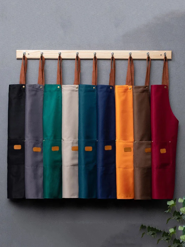 Chef Apron Kitchen Aprons for Men Home Barber Apron Baking Clothes with Pockets Adult Bib Customized Personality Logo Signature
Chef Apron Kitchen Aprons for Men Home Barber Apron Baking Clothes with Pockets Adult Bib Customized Personality Logo Signature