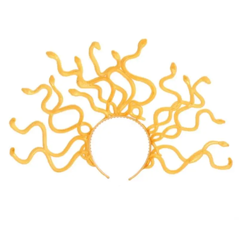 Womens Medusa Snake Headband Greeks Goddess Headdress Cosplay Costume Hair Accessory Plastics Hair Hoop
Womens Medusa Snake Headband Greeks Goddess Headdress Cosplay Costume Hair Accessory Plastics Hair Hoop