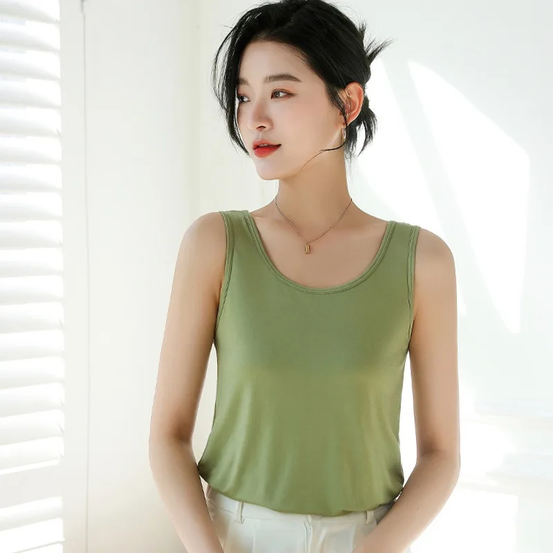 Women Tops White Knit Vest Women Fashion Casual Wear New Ladies Solid Color Camisole Luxury Vest Ladies T-Shirt
Women Tops White Knit Vest Women Fashion Casual Wear New Ladies Solid Color Camisole Luxury Vest Ladies T-Shirt