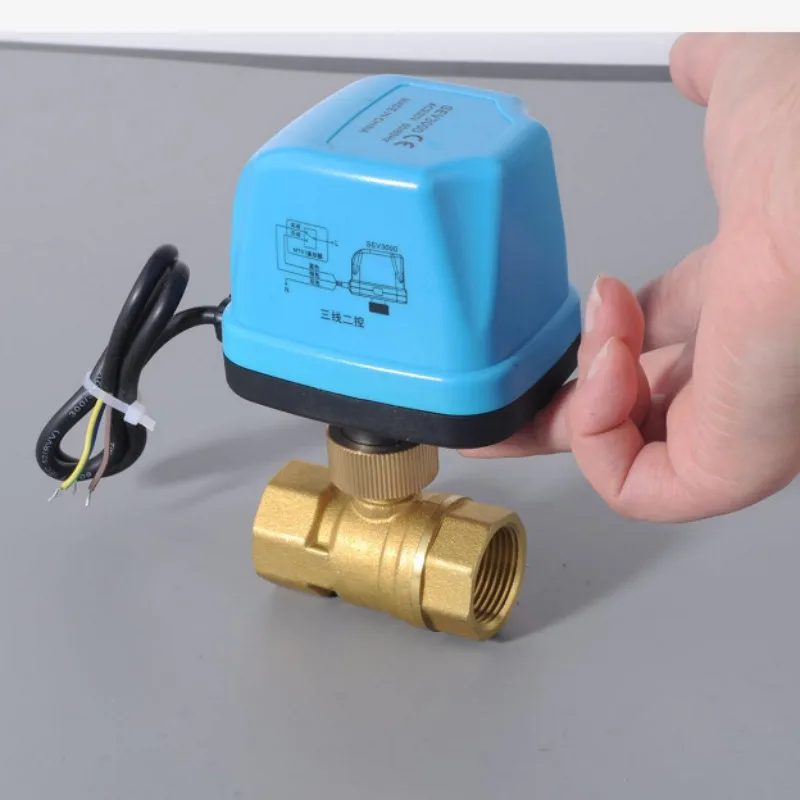 AC220V Electric Ball Valve Brass Motorized Ball Valve Switch type electric two-way valves DN15 DN20 DN25 DN32 DN40
AC220V Electric Ball Valve Brass Motorized Ball Valve Switch type electric two-way valves DN15 DN20 DN25 DN32 DN40