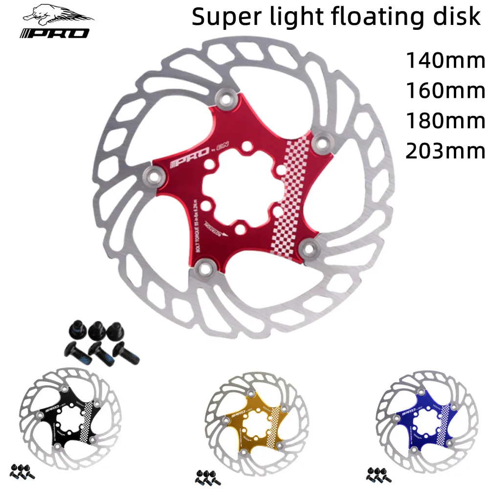 IIIPRO Floating Disc Bike Brake Rotor 140 160 180 203mm Centerline Disc Brake Rotor Strong Heat Dissipation Floating Cycle Rotor 
IIIPRO Floating Disc Bike Brake Rotor 140 160 180 203mm Centerline Disc Brake Rotor Strong Heat Dissipation Floating Cycle Rotor