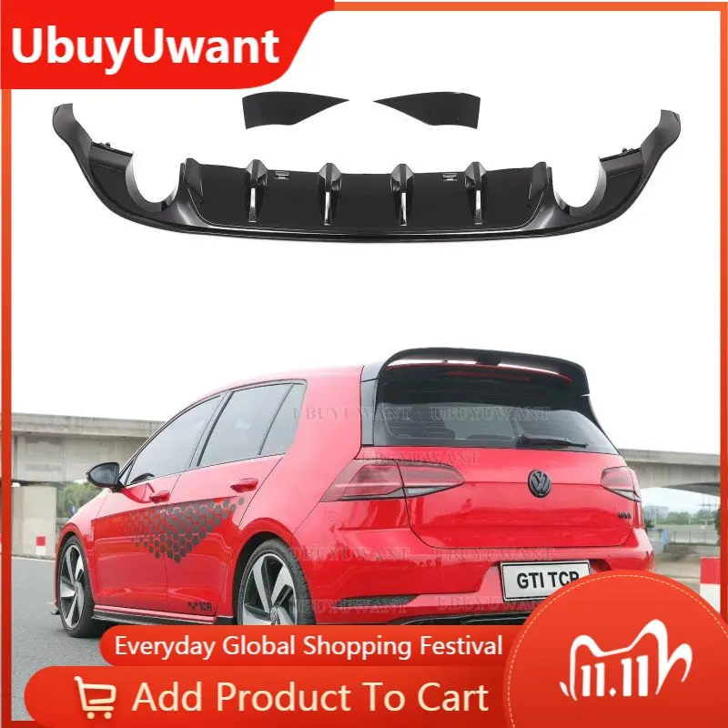 For Volkswagen Golf 7.5 GTI MK7.5 GTI TCR Car Rear Bumper Diffuser Rear Side Splitter Spoiler Lip for MK7.5 Golf 7.5 Standard
For Volkswagen Golf 7.5 GTI MK7.5 GTI TCR Car Rear Bumper Diffuser Rear Side Splitter Spoiler Lip for MK7.5 Golf 7.5 Standard