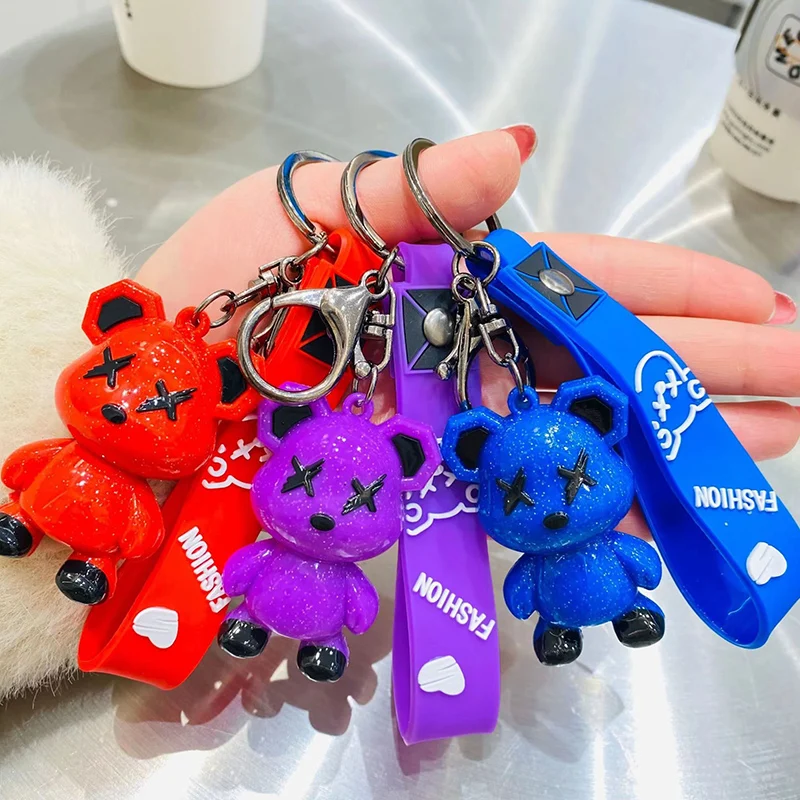 Cartoon Star Bear Key Chains For Women Creative Simple Schoolbag Key Chain Key Ring Pendant Couple Gift Wholesale Accessories
Cartoon Star Bear Key Chains For Women Creative Simple Schoolbag Key Chain Key Ring Pendant Couple Gift Wholesale Accessories