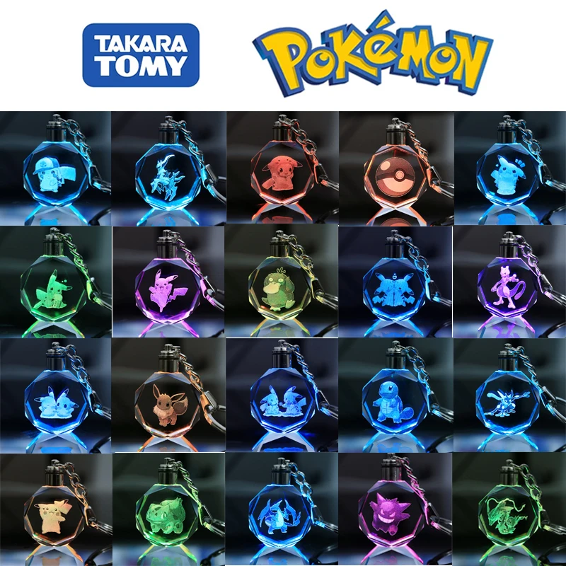 Pokemon action figure Pikachu Charmander Snorlax Squirtle Anime Pokemon Fashion Crystal Luminous Keychain Pendant Birthday Gifts
Pokemon action figure Pikachu Charmander Snorlax Squirtle Anime Pokemon Fashion Crystal Luminous Keychain Pendant Birthday Gifts