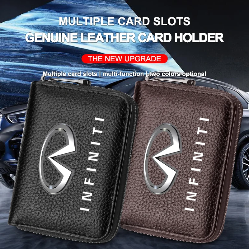 Car Styling Leather Wallet Holder Storage Wallet For Men/Women For Infiniti FX35 Q50 Q30 ESQ QX50 QX60 QX70 EX JX35 Accessories 
Car Styling Leather Wallet Holder Storage Wallet For Men/Women For Infiniti FX35 Q50 Q30 ESQ QX50 QX60 QX70 EX JX35 Accessories