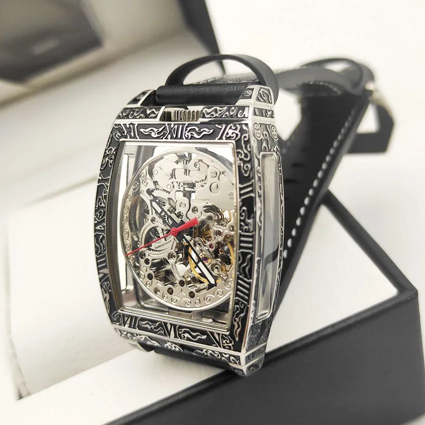 Mechanical Watch Men's Carved Transparent Design Automatic Watch Luxury Brand Tourbillon Men's Clock Montre Homme Reloj Hombre
Mechanical Watch Men's Carved Transparent Design Automatic Watch Luxury Brand Tourbillon Men's Clock Montre Homme Reloj Hombre