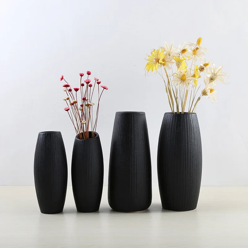 1 Piece Modern Simple Black Ceramic Vase Vintage Container European Handmade Craft Vase DIY Home Living Room Garden Decoration
1 Piece Modern Simple Black Ceramic Vase Vintage Container European Handmade Craft Vase DIY Home Living Room Garden Decoration