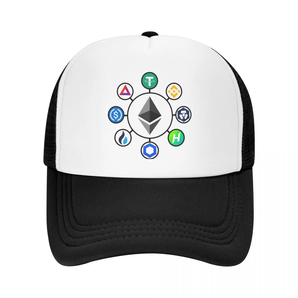 Ethereum Ecosystem ERC Trucker Hat Adjustable Adult ETH Cryptocurrency Blockchain Baseball Cap Spring Hats Snapback Caps
Ethereum Ecosystem ERC Trucker Hat Adjustable Adult ETH Cryptocurrency Blockchain Baseball Cap Spring Hats Snapback Caps