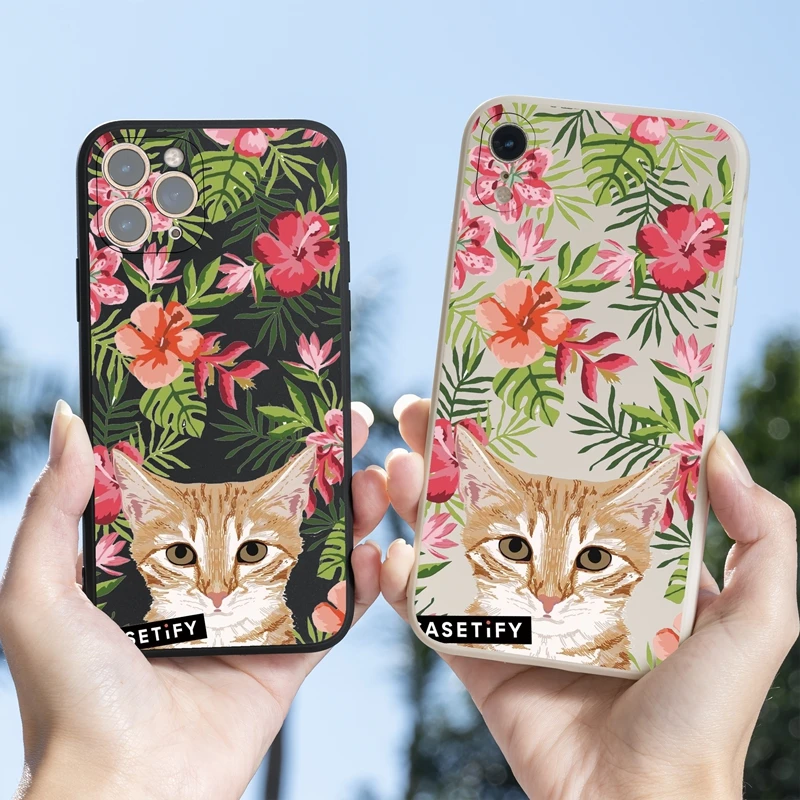 Luxury cat flowers oil painting Phone Case For iPhone 11 12 13 Pro Max Mini 7 8 6 Plus X XS Max XR SE2 Case Soft Silicone Cover
Luxury cat flowers oil painting Phone Case For iPhone 11 12 13 Pro Max Mini 7 8 6 Plus X XS Max XR SE2 Case Soft Silicone Cover