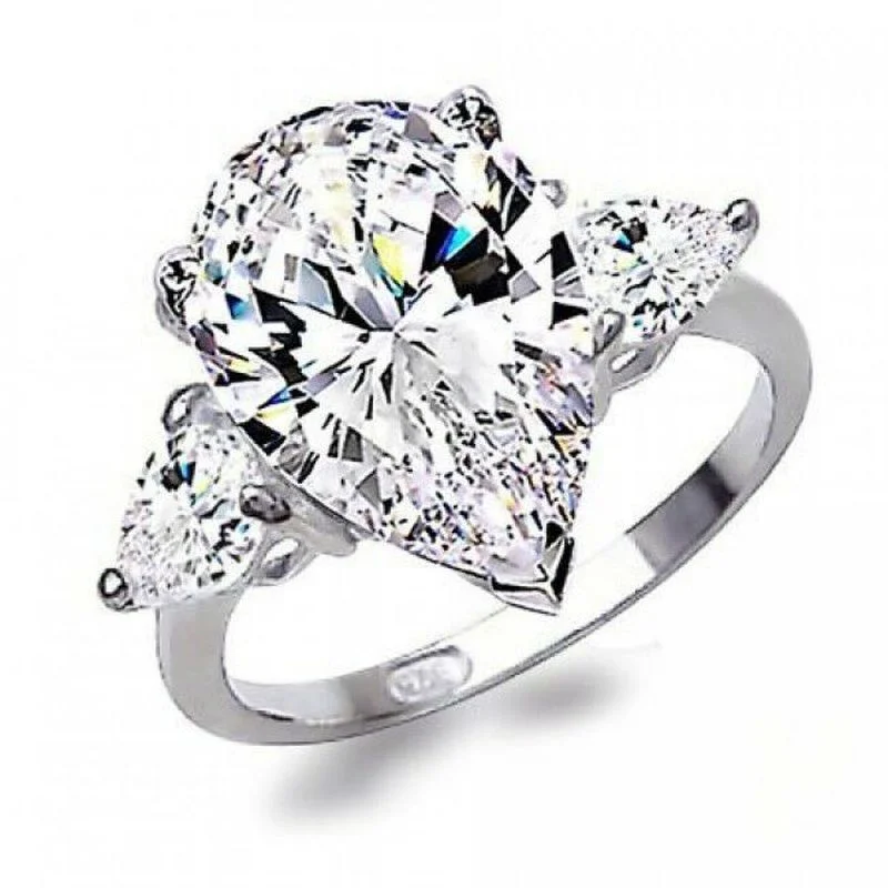 European and American Classic Water Drop Women's Ring Inlaid with Miniature Crystal Zircon Wedding Engagement Luxury Jewelry
European and American Classic Water Drop Women's Ring Inlaid with Miniature Crystal Zircon Wedding Engagement Luxury Jewelry