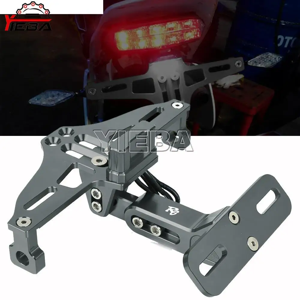 For YAMAHA YZFR6 YZF R6 YZF-R6 2005-2015 2016 Motorcycle Adjustable Aluminum License Number Plate Frame Holder Bracket LED Light
For YAMAHA YZFR6 YZF R6 YZF-R6 2005-2015 2016 Motorcycle Adjustable Aluminum License Number Plate Frame Holder Bracket LED Light