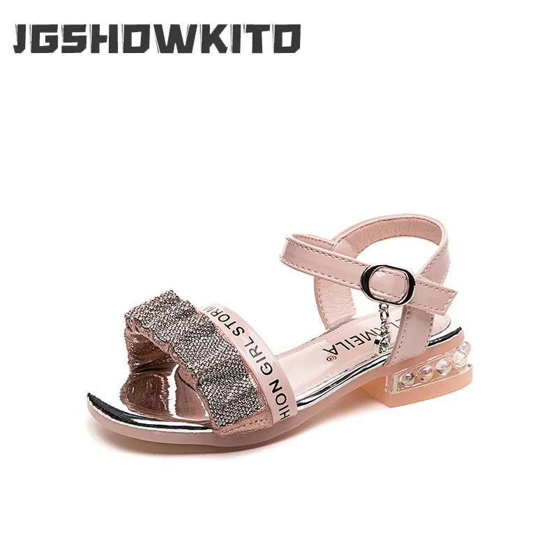 Girls Summer Crystal Sandals Kids Princess Sandals High Square Heels with Glitter Rhinestone 2022 Brand New Children Beach Shoes
Girls Summer Crystal Sandals Kids Princess Sandals High Square Heels with Glitter Rhinestone 2022 Brand New Children Beach Shoes