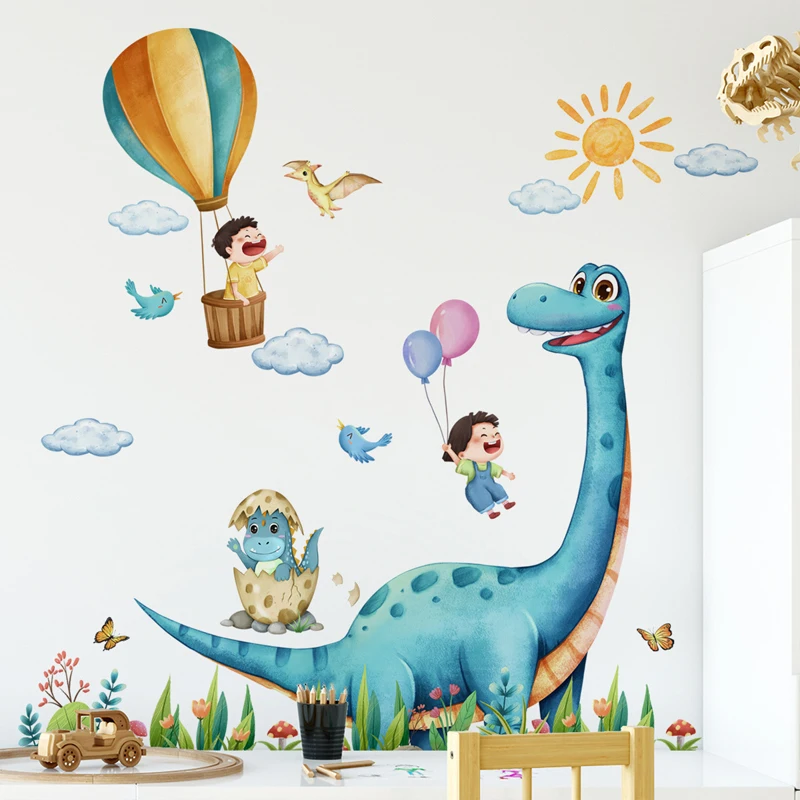 Cartoon Graphic Wall Sticker Hand Painted Dinosaur Sun Hot Air Balloon Decoration Wall Sticker For Children's Room
Cartoon Graphic Wall Sticker Hand Painted Dinosaur Sun Hot Air Balloon Decoration Wall Sticker For Children's Room