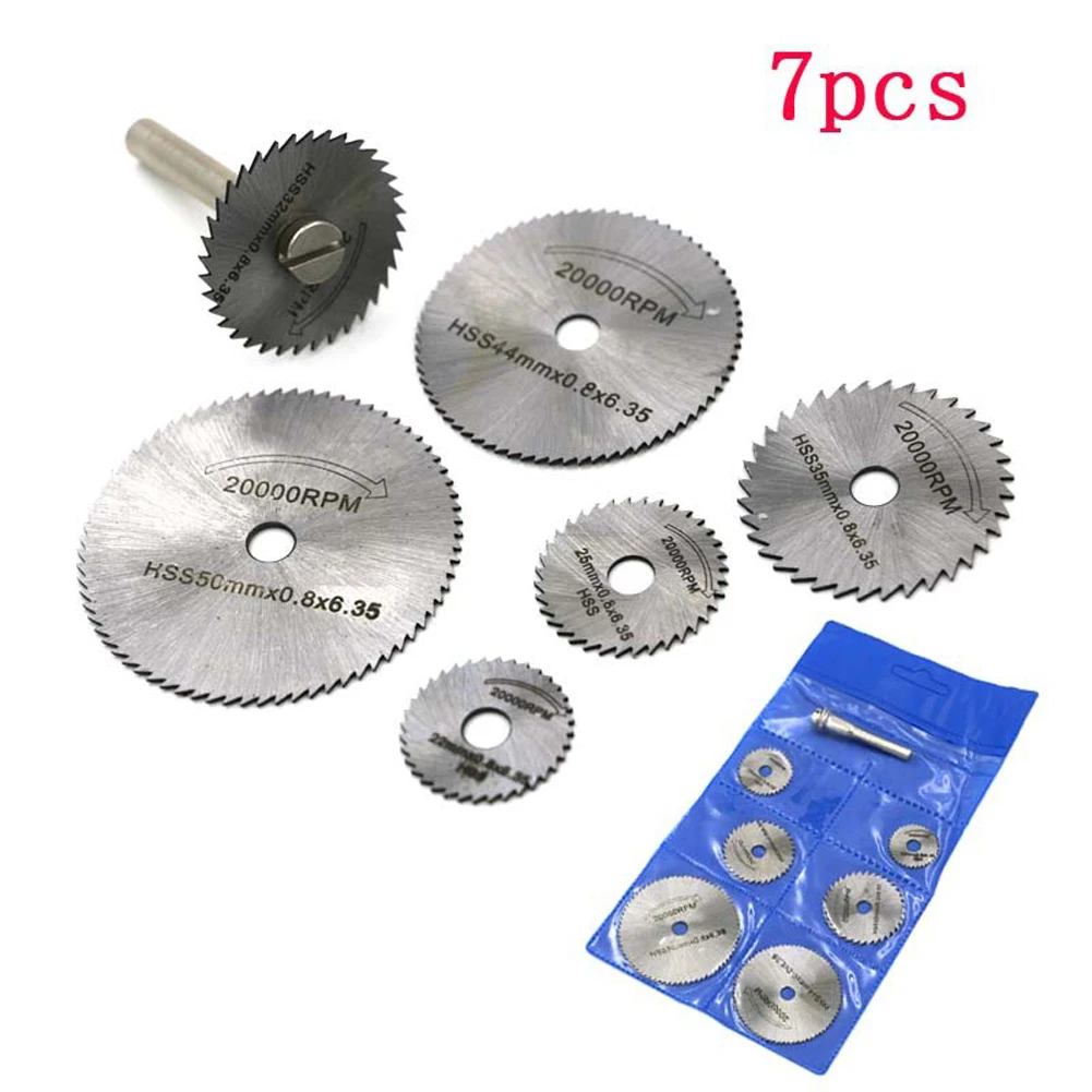 7pcs Mini HSS Circular Saw Blade Rotary Tool Metal Cutter Power Tool Wood Cutting Discs Drill Set For Carpentry And Crafts
7pcs Mini HSS Circular Saw Blade Rotary Tool Metal Cutter Power Tool Wood Cutting Discs Drill Set For Carpentry And Crafts