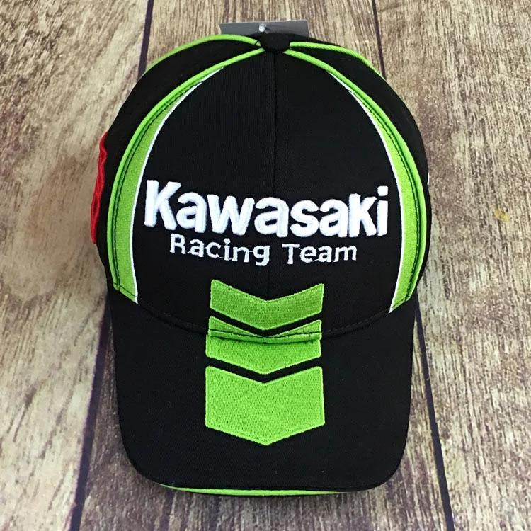 New motorcycle Kawasakis peaked cap green embroidery off-road vehicle motorcycle fan racing cap baseball cap sun hat
New motorcycle Kawasakis peaked cap green embroidery off-road vehicle motorcycle fan racing cap baseball cap sun hat
