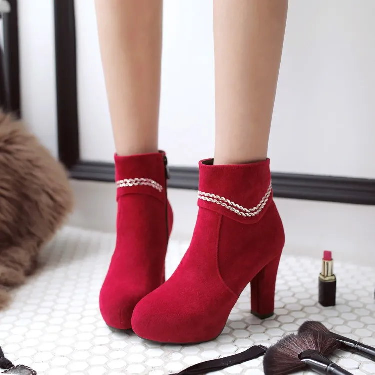 Plus Size boots women shoes ankle boots for women ladies boots shoes woman winter Solid color round head side zipper
Plus Size boots women shoes ankle boots for women ladies boots shoes woman winter Solid color round head side zipper