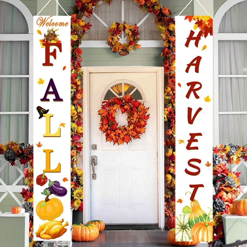 Thanksgiving Couplet Pumpkin Porch Hanging Banner Harvest Festival Party Decoration Thanksgiving Wall Door Hanging Banner
Thanksgiving Couplet Pumpkin Porch Hanging Banner Harvest Festival Party Decoration Thanksgiving Wall Door Hanging Banner