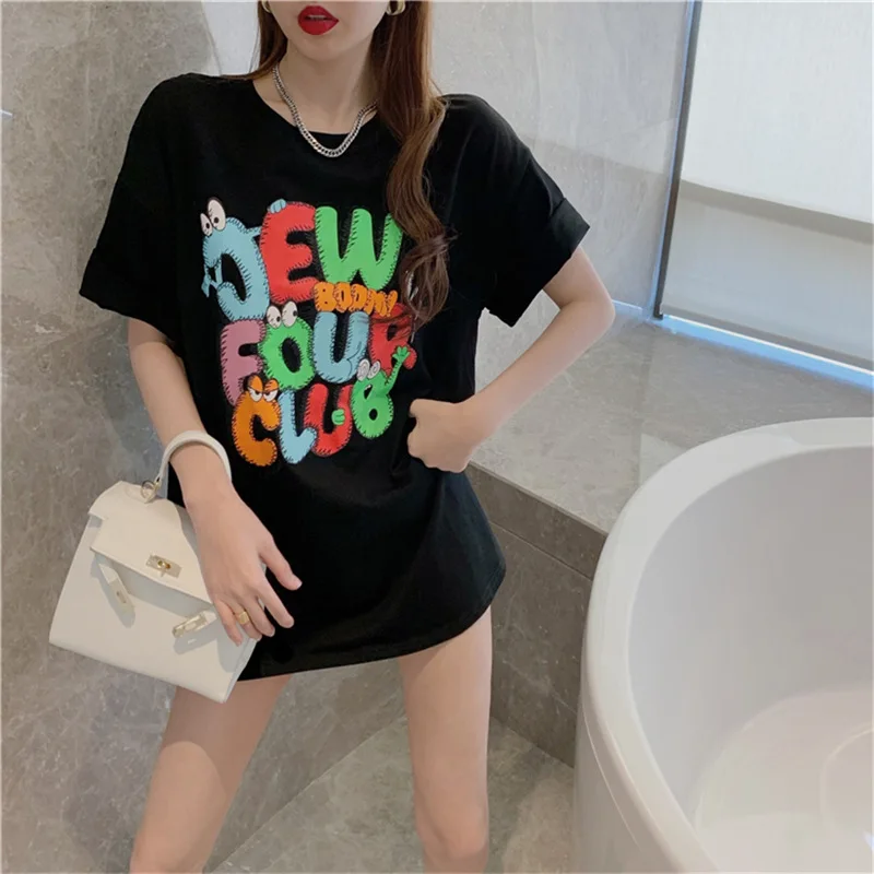 Kawaii backless T-shirt women's Korean fashion streetwear Harajuku alphabet print loose summer short sleeve sexy top
Kawaii backless T-shirt women's Korean fashion streetwear Harajuku alphabet print loose summer short sleeve sexy top