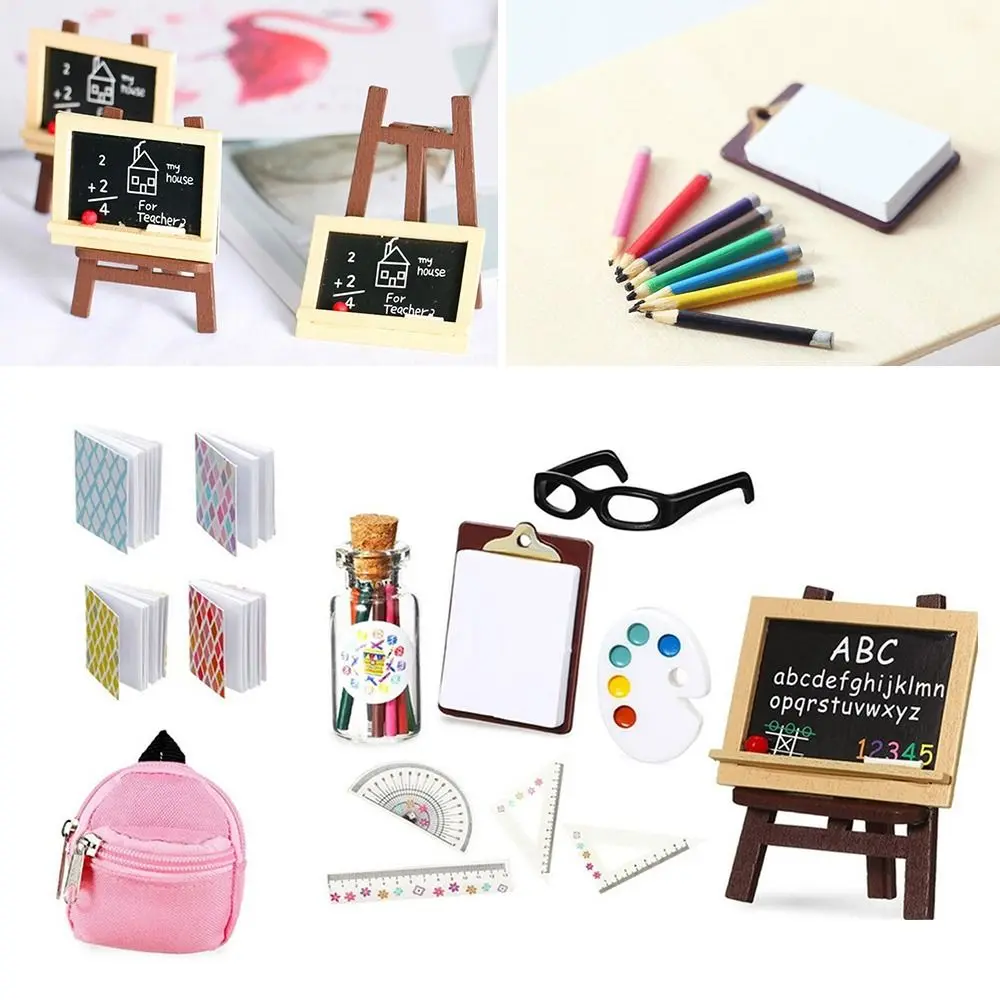 Model Change Dressing Game For 11inch/30cm Mini Schoolbag Stationery Books Pencil Blackboard Rulers Doll Accessories
Model Change Dressing Game For 11inch/30cm Mini Schoolbag Stationery Books Pencil Blackboard Rulers Doll Accessories