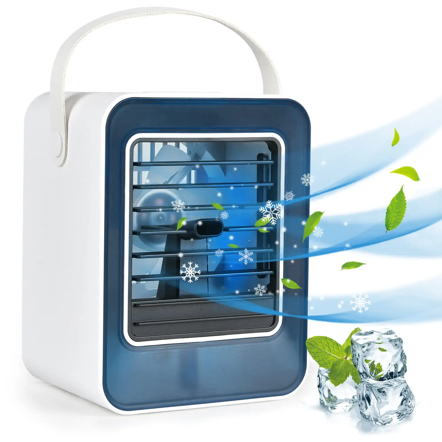 Blast Portable Air Conditioner Fan Cooler, 3 Speeds Personal Evaporative Desk Fan for Home Office Bedroom, 2/4/6 H Timers, 500ml
Blast Portable Air Conditioner Fan Cooler, 3 Speeds Personal Evaporative Desk Fan for Home Office Bedroom, 2/4/6 H Timers, 500ml