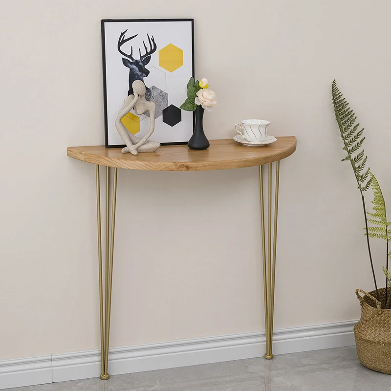 Solid Wood Half Round Porch Table Northern Europe Enters A Half Round Table Corridor Decoration Contracted Porch Narrow Table
Solid Wood Half Round Porch Table Northern Europe Enters A Half Round Table Corridor Decoration Contracted Porch Narrow Table