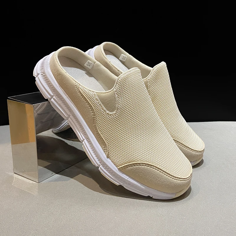 Slippers Slip-On Women Walking Shoes Platform Mules Ladies Mesh Lightweight Slippers Wedge Female Sneakers Half Slides Shoes 42
Slippers Slip-On Women Walking Shoes Platform Mules Ladies Mesh Lightweight Slippers Wedge Female Sneakers Half Slides Shoes 42