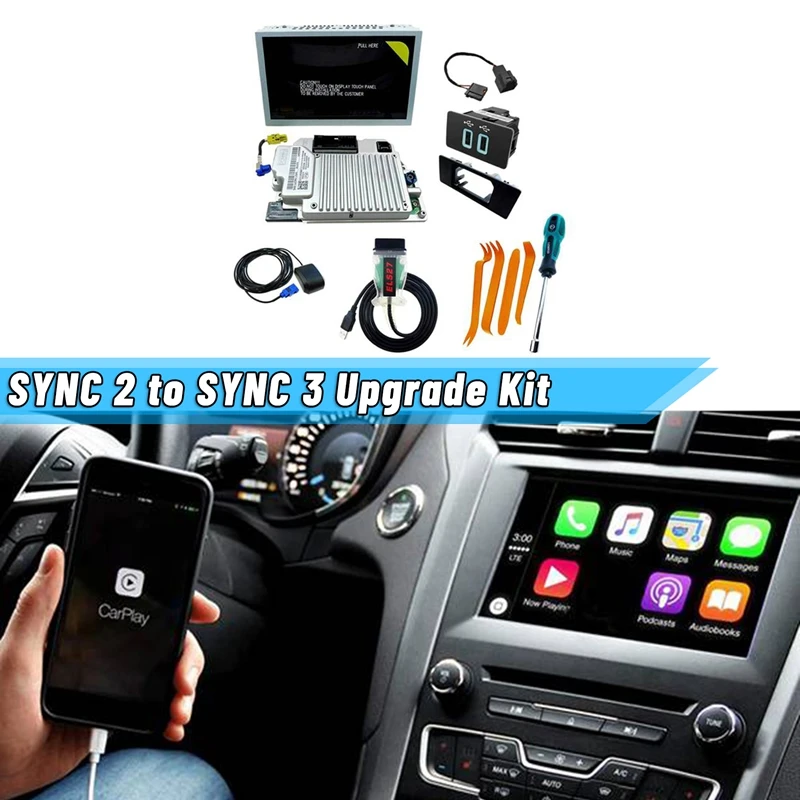 SYNC 2 To SYNC 3 Upgrade Kit APIM Module Carplay Fit For Ford Lincoln Sync3 HC3T-14F014-BD
SYNC 2 To SYNC 3 Upgrade Kit APIM Module Carplay Fit For Ford Lincoln Sync3 HC3T-14F014-BD