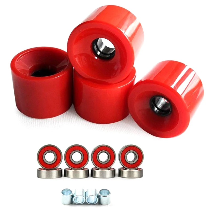 1 Set Dancing Longboard 4PCS Skateboard Wheels 8Ball Bearings ABEC-9 70X51mm PU 78A 75% Rebound Large Size Wheels
1 Set Dancing Longboard 4PCS Skateboard Wheels 8Ball Bearings ABEC-9 70X51mm PU 78A 75% Rebound Large Size Wheels