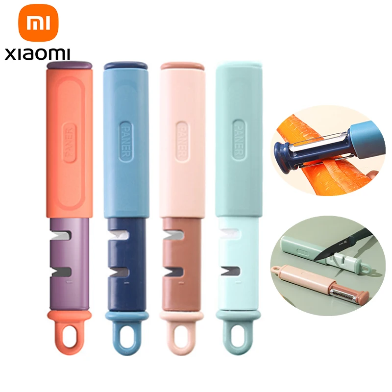 Многофункциональная Терка Xiaomi Mijia 2 в 1, инструмент для чистки овощей и фруктов, нож для чистки яблок, шлифовальный камень, кухонные аксессуары
Многофункциональная Терка Xiaomi Mijia 2 в 1, инструмент для чистки овощей и фруктов, нож для чистки яблок, шлифовальный камень, кухонные аксессуары