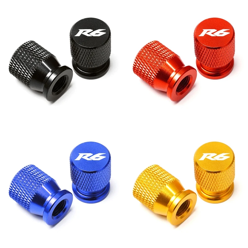 1Pair R6 CNC Aluminum Tire Valve Air Port Cover Dust Stem Caps Motorcycle Accessories For Yamaha YZF R6 2000-2020
1Pair R6 CNC Aluminum Tire Valve Air Port Cover Dust Stem Caps Motorcycle Accessories For Yamaha YZF R6 2000-2020