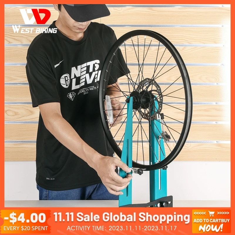 WEST BIKING Bicycle Wheel Truing Stand Home Mechanic Truing Stand Maintenance Home Truing Stand Holder Support Bike Repair Tool
WEST BIKING Bicycle Wheel Truing Stand Home Mechanic Truing Stand Maintenance Home Truing Stand Holder Support Bike Repair Tool