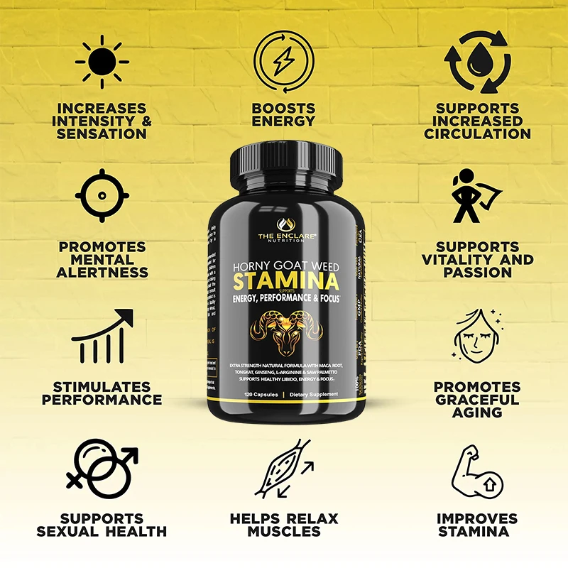 Horny Goat Weed Extract -- Experience Extra Strength, Enhanced Performance, Endurance, Improved Muscle Mass, Supports Blood Flow
Horny Goat Weed Extract -- Experience Extra Strength, Enhanced Performance, Endurance, Improved Muscle Mass, Supports Blood Flow