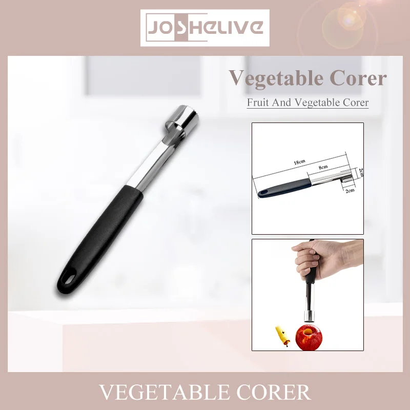 

1pc Apple Corer Stainless Steel Pear Fruit Vegetable Tools Core Seed Remover Cutter Seeder Slicer Knife Kitchen Gadgets Tools